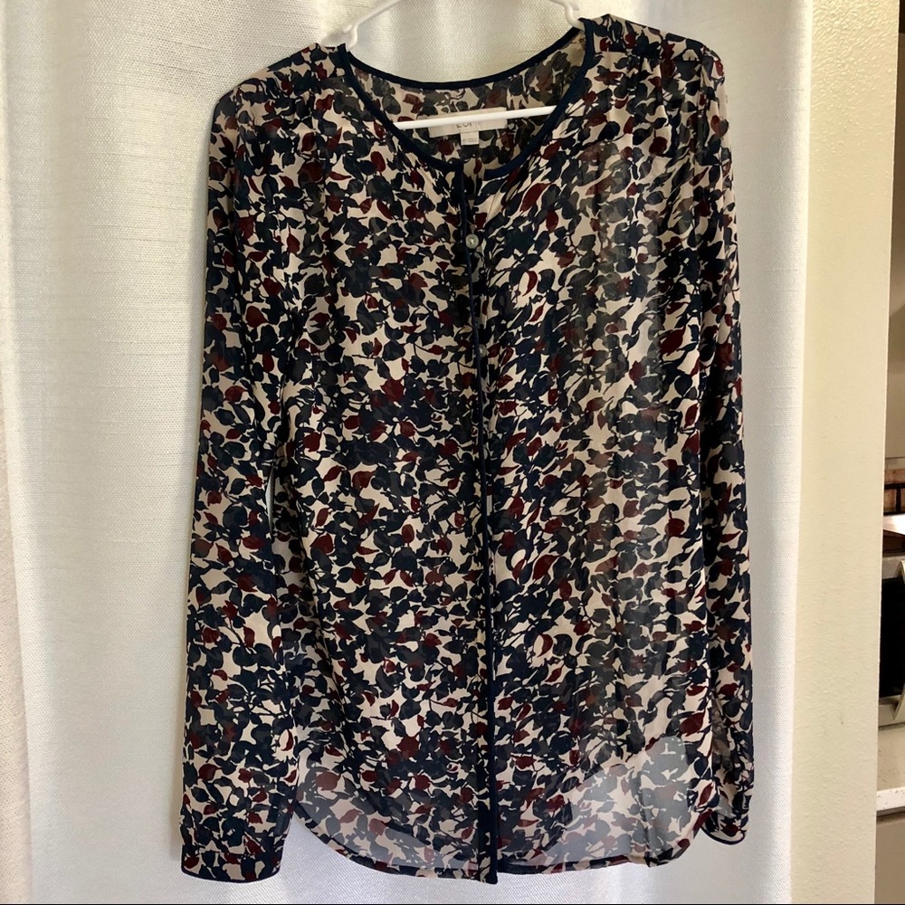 Loft button-up blouse
